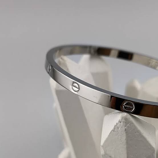 بنگل کارتیر دو رنگ سیلور و طلایی